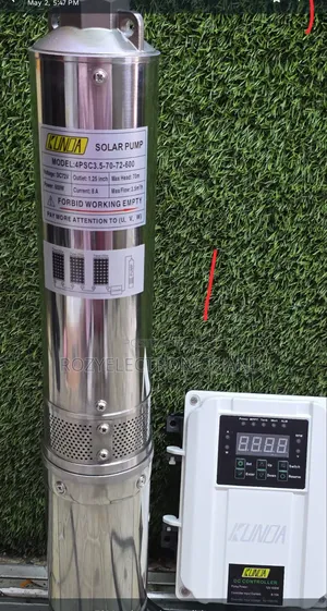 Submassible Solar Pump 600 Watts and 70 M Head With Control Box