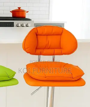 Barstools; Blarrae Leather Adjustable Barstools