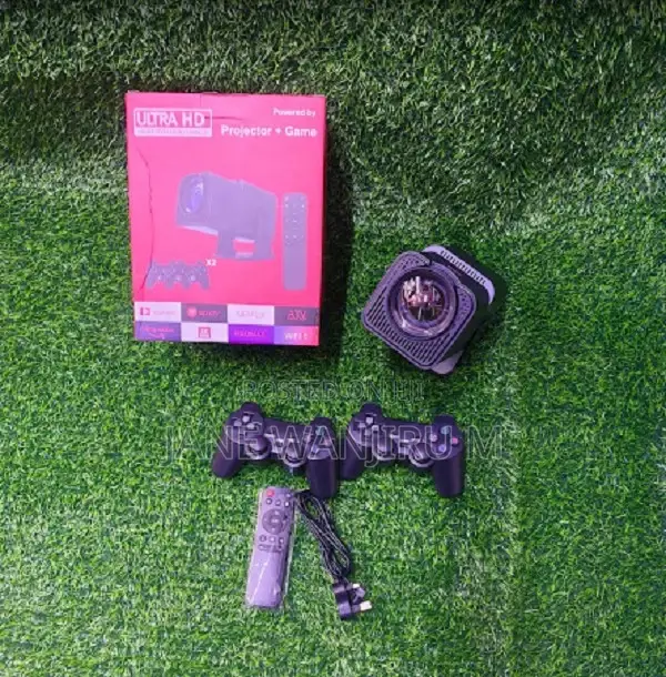 Android Projector With Built-in Games - 2 Wireless Gamepads
