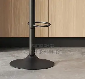 Barstools; Blarrae Leather Adjustable Barstools