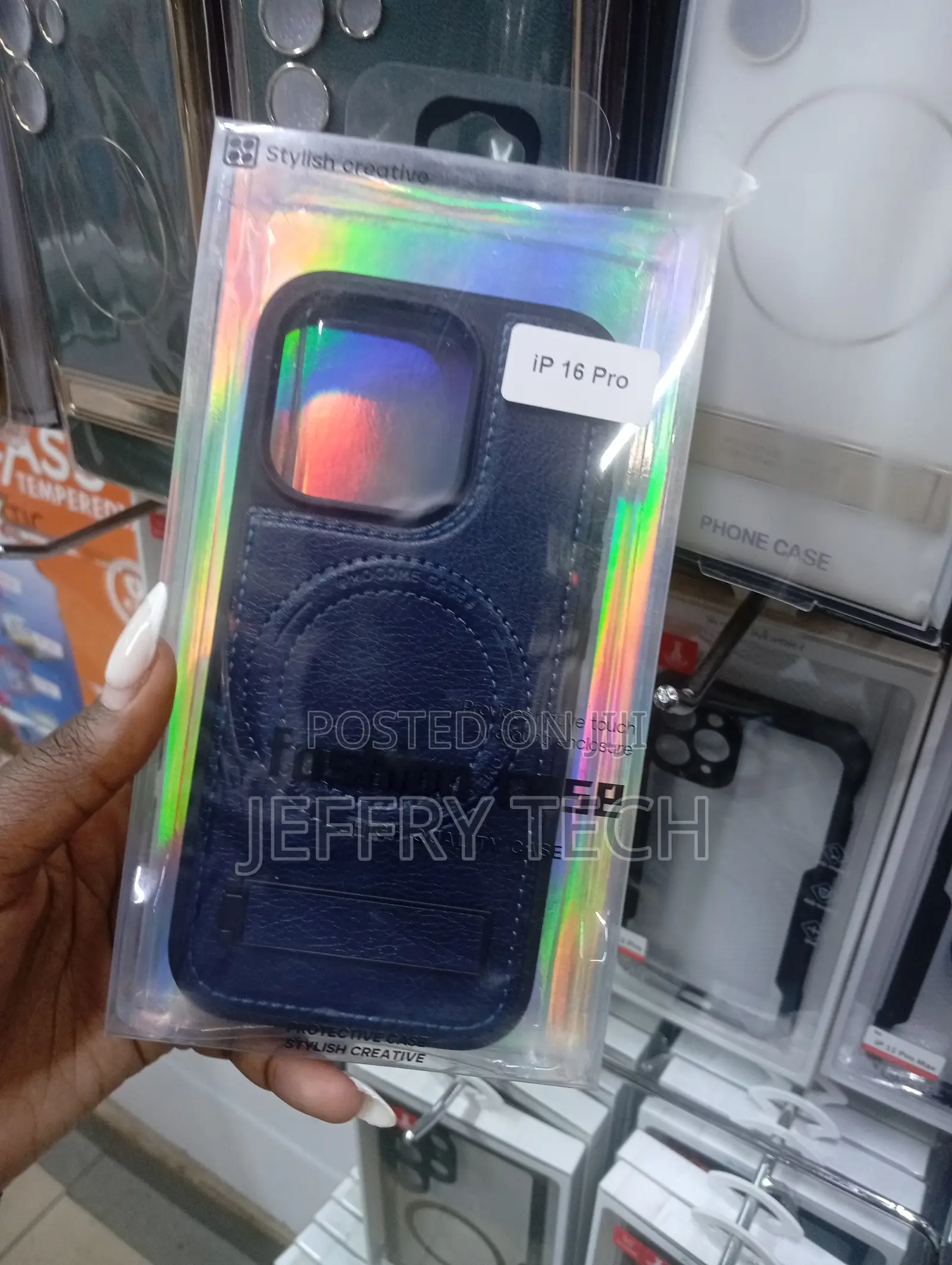 Leather Phone Case for the iPhone 16 Pro