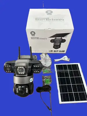 Wifi Triple-lens Ptz Camera – 360° Smart Security System
