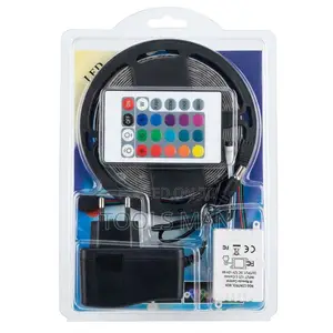 5m RGB Led Strip Light Kit - Flexible Snake Light With Remote Power