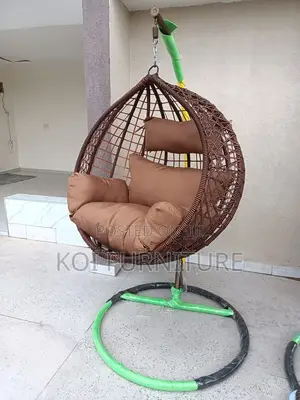 Home Chairs; Rattan Gunnmetal Swing Balcony Hammock Home Chairs