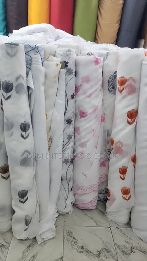 Sheers for Curtains in Both Floral and Plain