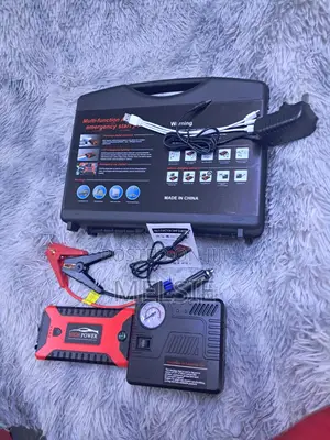 Multi-Function Car Battery Booster, Air Compressor Phone Charger