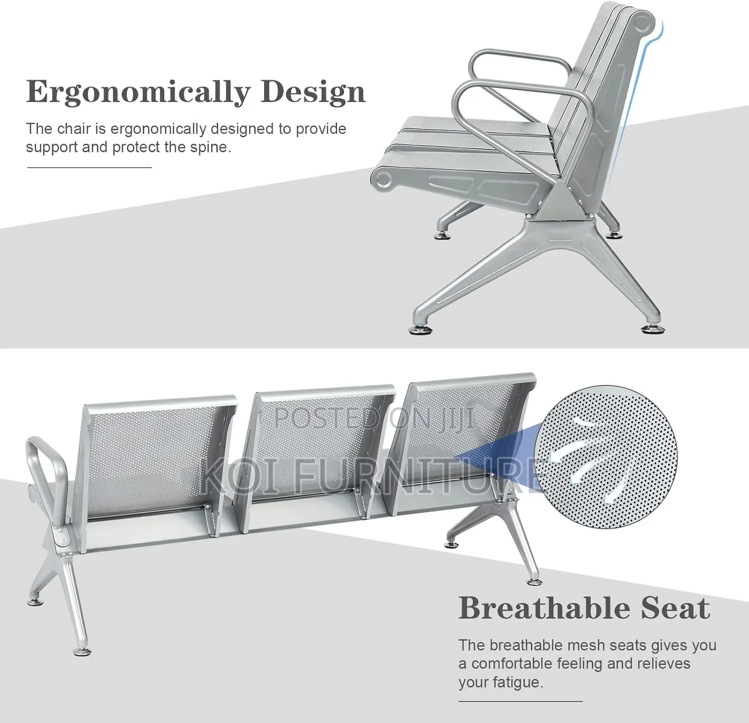 Office Bench; Beelech Three Seaters Bench