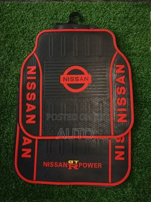 Nissan Branded Rubber Floor Mats Full Set – Heavy Duty All-Weather