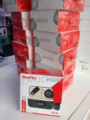 Wireless Neepho Np-58 Microphone Kit – Smart Charging Case Dual Mics