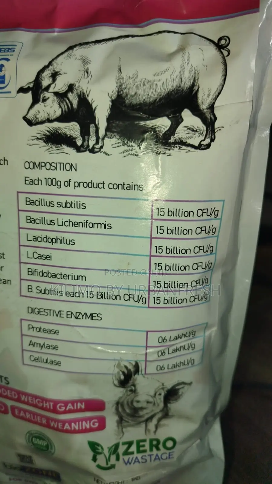Piggyzyme BFB Suppliment. 250g.