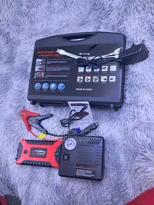 Car Battery Booster With Air Compressor Power Bank
