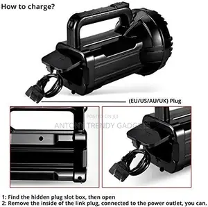Dp Light Dp-7045 Rechargeable Torch Strong Beam Light