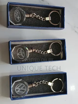 Branded Led Car Key Ring Holder