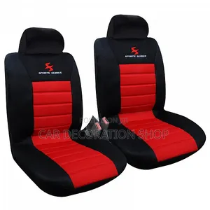Redblack Contoured Ribbed Centre Panel Standard Size Seat Top Covers