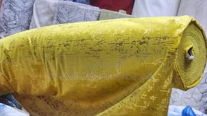 Velvet Home Curtains in Mustard and Gold Patterns