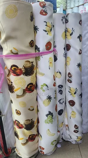 Kitchen Curtains With Fruits Patterns