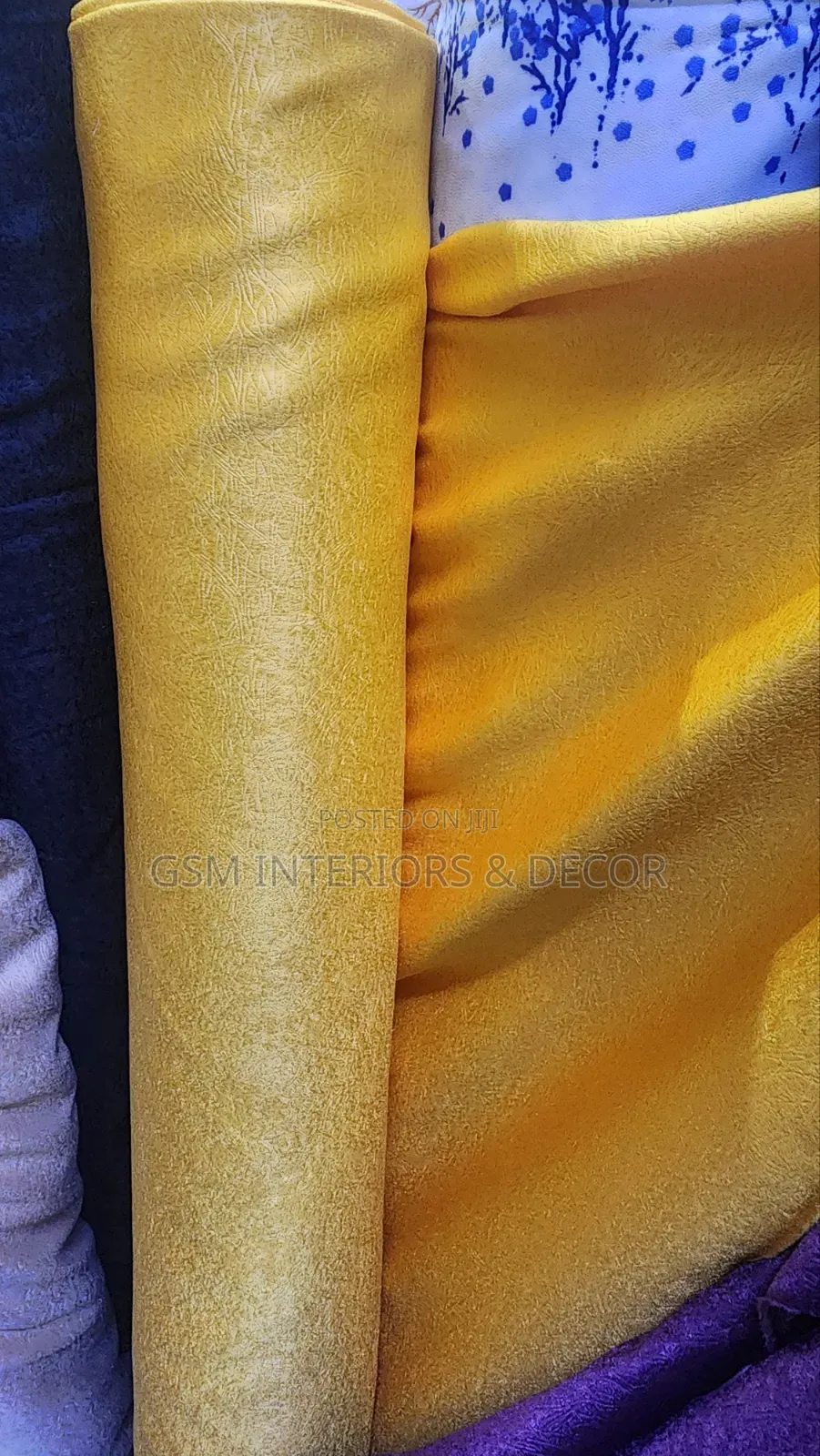 Mistard Yellow Soft Curtains in Home Belnds