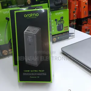 Laptop Powerbank, Oraimo Professional Powerbank 27600mah,130 Watts