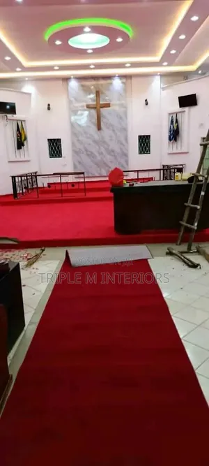 Altar Red Carpet for Holy Space Decoration