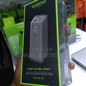 Laptop Powerbank Professional Oraimo Powerbank 27600mah,130watts Fast