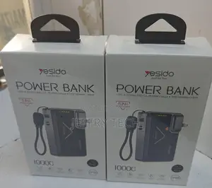 Yesido -Yp89 5-in-1 Ac+Dc 15w Wireless Charging 10,000mah 22 Powerbank