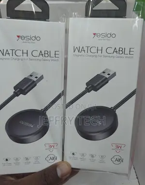 Yesido Ca161 Usb-a Samsung Watch Charging Cable, 1m Black