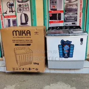 Mika 12kg Twin Tub Washing Machine – Model Mwstt2212*12kg