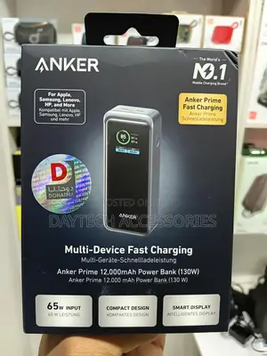 Anker Prime 12,000mah Power Bank (130w)
