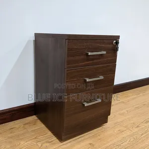 Lockable 3-Drawer Cabinet-MDF
