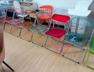 Transparent Coloured Foldable Chair