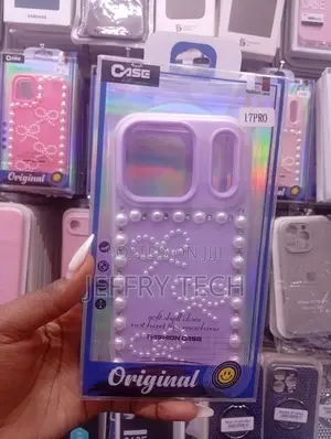 iPhone 11 Pro Purple Case With Pearl Accents