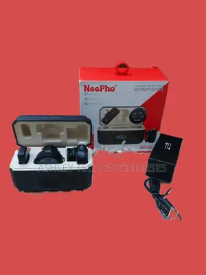 Neephoo Wireless Microphone –Professional Lavalier Mic for Clear Audio
