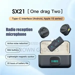 Sx21 Portable Wireless Mic iPhone Android Camera 20m