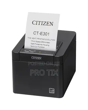 Citizen Ct-E301 Receipt Printer Lan Usb Serial Black Pos