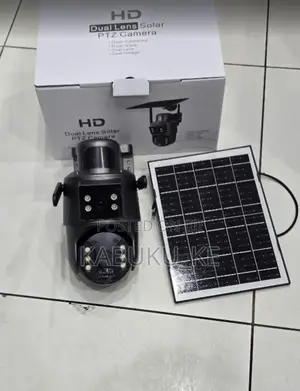 Ubox Wifi Solar Powered Dual Lens Camera - Hd Wireless CCTV System