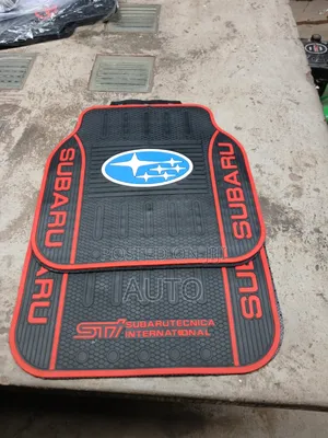 Branded Subaru Car Floor Mats 5pcs – Heavy Duty Rubber Waterproof