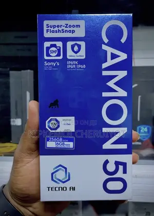 New Tecno Camon 50 256 GB Black