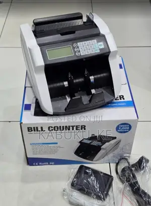 Money Counter Bill Counting Machine Detector Uv/Mg Counterfeit