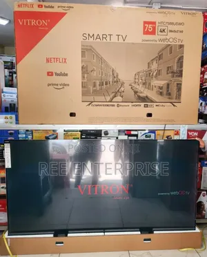 *Vitron 75" Inches Smart Webos Brand New Tv