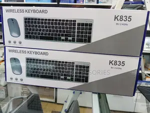  Rechargeable Bluetooth Keyboard and Mouse - Black