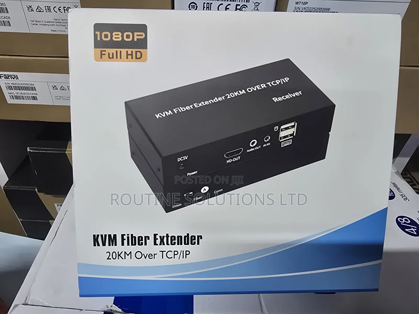 Hdmi KVM Fiber Extender Over Ip Transmitter Receiver