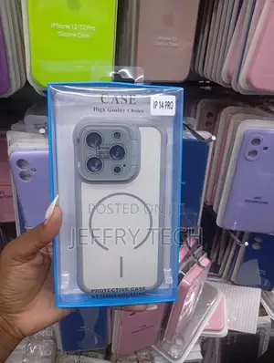 iPhone 14 Pro Transparent Back, Magsafe Case