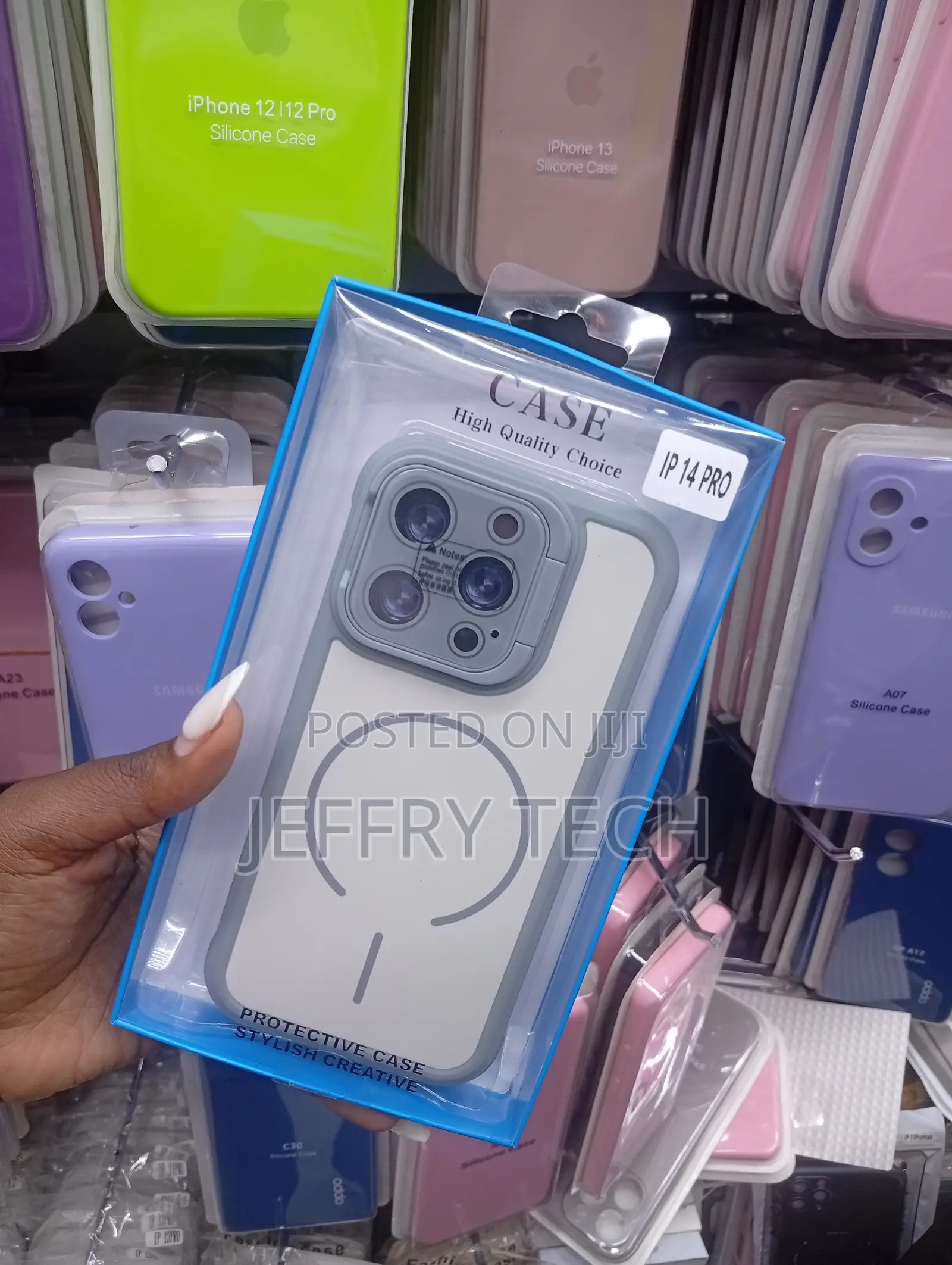 iPhone 14 Pro Transparent Back, Magsafe Case