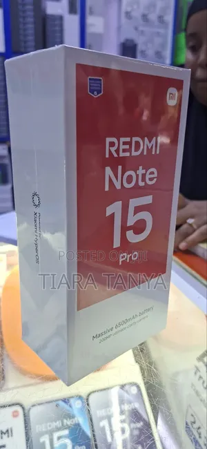 New Xiaomi Redmi Note 15 Pro 256 GB Black