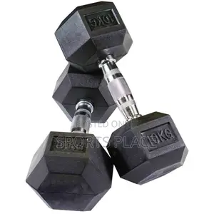 10kg Hexagonal Dumbell - 10kg Hex Pair(2)
