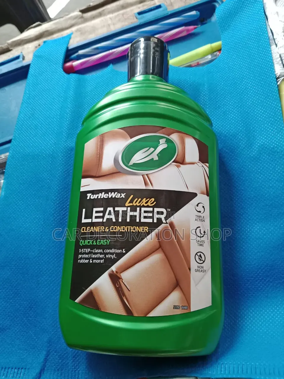 Turtle Wax Luxe Leather Clean,Condition,Protect Leather,Vinyl,Plastic