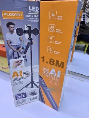  Selfie Stick Tripod Auto Tracking 360° Plokama A7 Pro Vlogging 1.8m