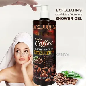 Arabica Coffee Exfoliating Shower Gel for Anti Aging and Cellulite