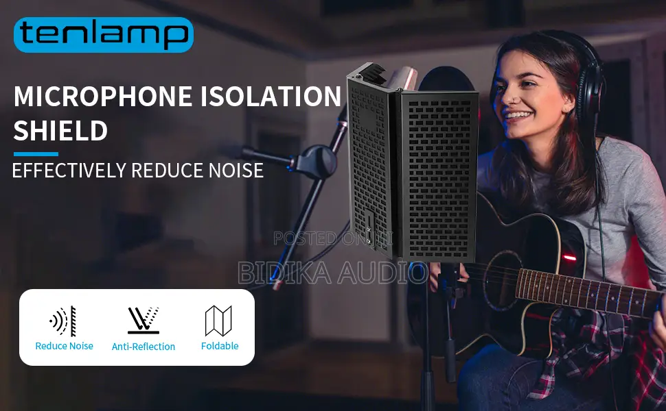 Microphone Isolation Shield 3 Sided
