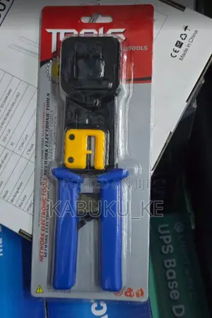 Rj45 Crimp Tool Pass Through Cat5 Cat5e Cat6
